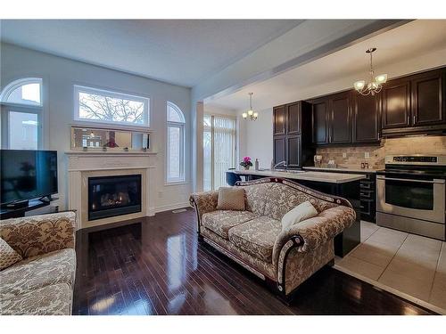 3362 Whilabout Terrace, Oakville, ON - Indoor Photo Showing Living Room With Fireplace