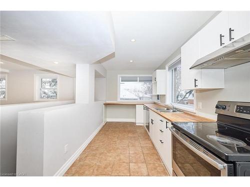 Upper-229 East 13Th Street, Hamilton, ON - Indoor Photo Showing Kitchen With Double Sink