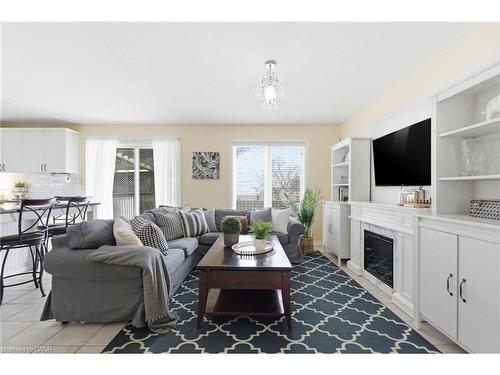 65 Thistlemoor Drive, Caledonia, ON - Indoor Photo Showing Living Room With Fireplace
