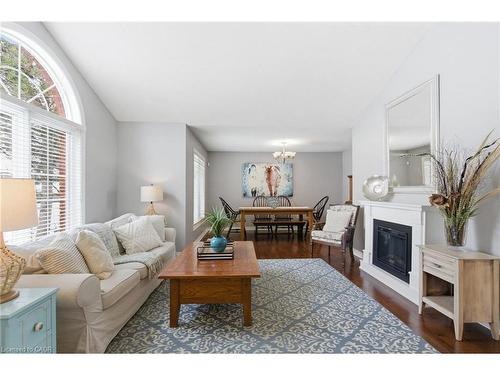 65 Thistlemoor Drive, Caledonia, ON - Indoor Photo Showing Living Room With Fireplace