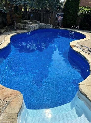 3196 Desmond Drive, Burlington, ON - Outdoor With In Ground Pool With Backyard