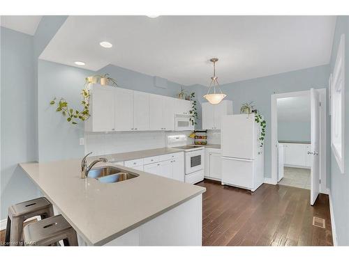 22 Liberty Street, Hamilton, ON - Indoor Photo Showing Kitchen With Double Sink
