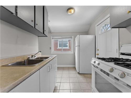 379 Strathearne Avenue, Hamilton, ON - Indoor Photo Showing Kitchen With Double Sink