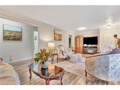 29 Pusey Boulevard, Brantford, ON - Indoor Photo Showing Living Room With Fireplace