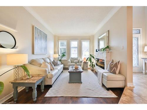 4103 Montrose Crescent, Burlington, ON - Indoor Photo Showing Living Room With Fireplace