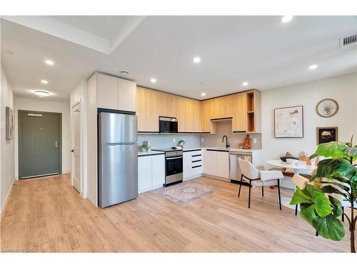 202-4390 Hillview Drive, Beamsville, ON - Indoor Photo Showing Kitchen With Stainless Steel Kitchen