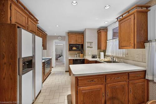 9 Daleview Court, Hamilton, ON - Indoor Photo Showing Kitchen With Double Sink