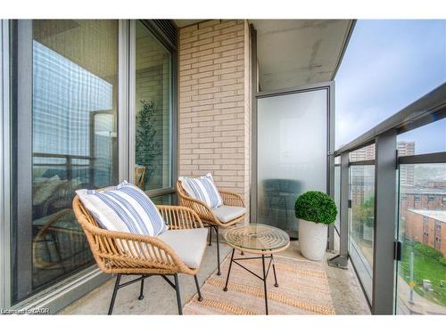 703-85 Duke Street W, Kitchener, ON - Outdoor With Balcony With Deck Patio Veranda With Exterior