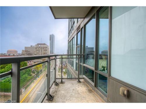 703-85 Duke Street W, Kitchener, ON - Outdoor With Balcony With View With Exterior