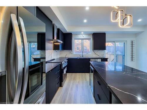 8 Devonport Street, Hamilton, ON - Indoor Photo Showing Kitchen With Double Sink