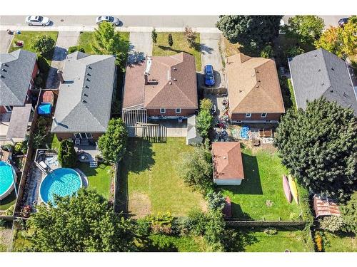 33 Alderney Avenue, Hamilton, ON - Outdoor With Above Ground Pool With View