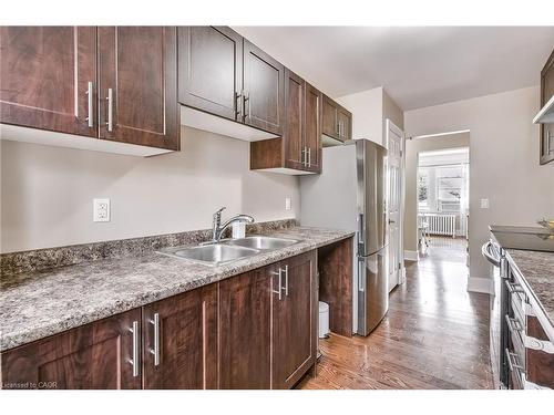 14-25 Mountwood Avenue, Hamilton, ON - Indoor Photo Showing Kitchen With Double Sink