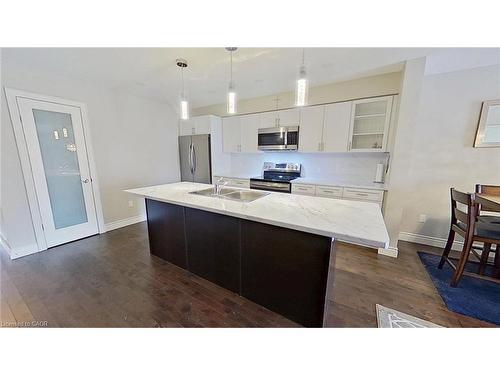 5-1 Chamberlain Avenue, Ingersoll, ON - Indoor Photo Showing Kitchen With Double Sink With Upgraded Kitchen