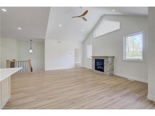 117 Pugh Street, Milverton, ON - Indoor Photo Showing Other Room With Fireplace