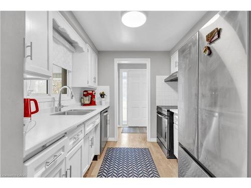 62 Lewis Crescent, Kitchener, ON - Indoor Photo Showing Kitchen With Double Sink