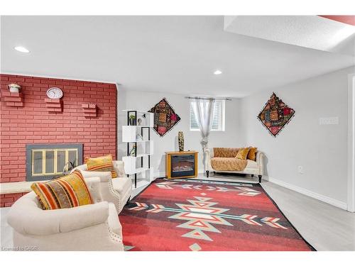 62 Lewis Crescent, Kitchener, ON - Indoor With Fireplace