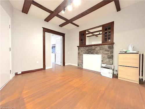 1-24 Burris Street, Hamilton, ON - Indoor Photo Showing Other Room With Fireplace