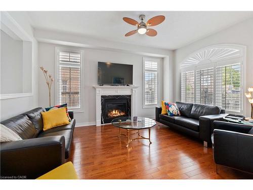 573 Gardenbrook Avenue, Oakville, ON - Indoor Photo Showing Living Room With Fireplace