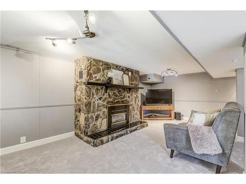 1216 De Quincy Crescent, Burlington, ON - Indoor With Fireplace