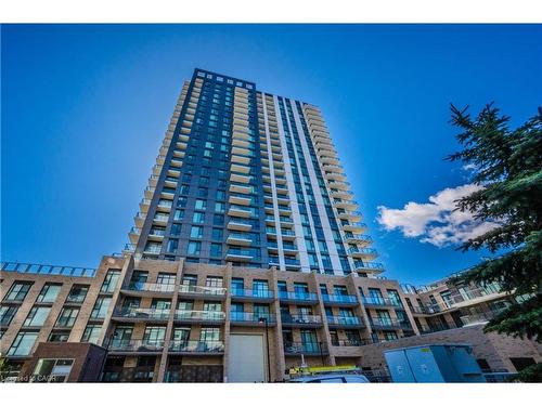 2203-55 Duke Street, Kitchener, ON - Outdoor With Facade