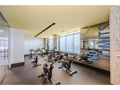 2203-55 Duke Street, Kitchener, ON - Indoor Photo Showing Gym Room