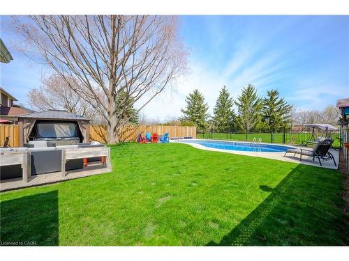 2015 Grosvenor Street, Oakville, ON - Outdoor With In Ground Pool With Backyard