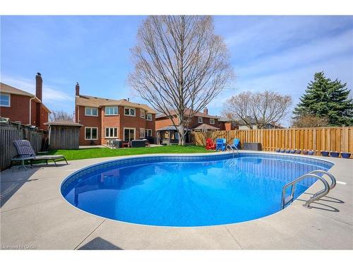 2015 Grosvenor Street, Oakville, ON - Outdoor With In Ground Pool With Backyard
