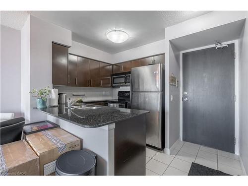 2903-225 Sherway Gardens Road, Toronto, ON - Indoor Photo Showing Kitchen With Double Sink