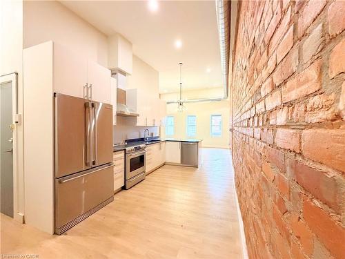 4-185 King Street E, Hamilton, ON - Indoor Photo Showing Kitchen With Stainless Steel Kitchen