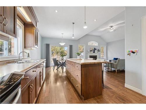 60A Eastview Road, Guelph, ON - Indoor Photo Showing Kitchen With Double Sink
