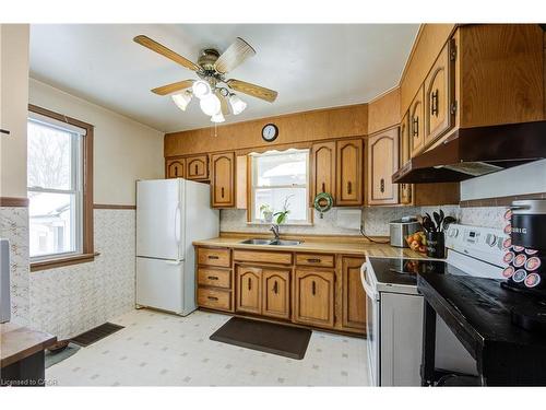 145 Hope Street E, Tavistock, ON - Indoor Photo Showing Kitchen With Double Sink