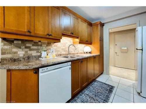 108-510 Queenston Road, Hamilton, ON - Indoor Photo Showing Kitchen With Double Sink