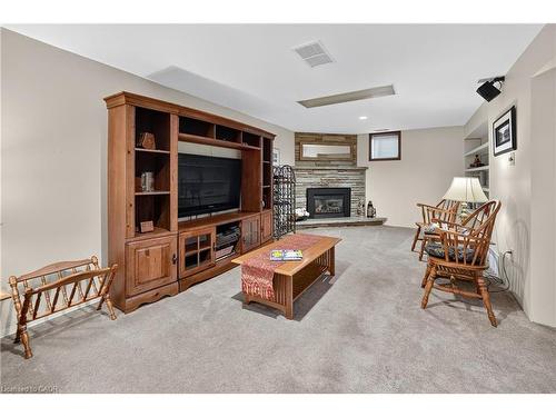 120 Kinross Street, Caledonia, ON - Indoor Photo Showing Living Room With Fireplace
