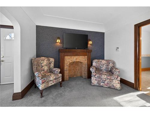 518 Britannia Avenue, Hamilton, ON - Indoor With Fireplace