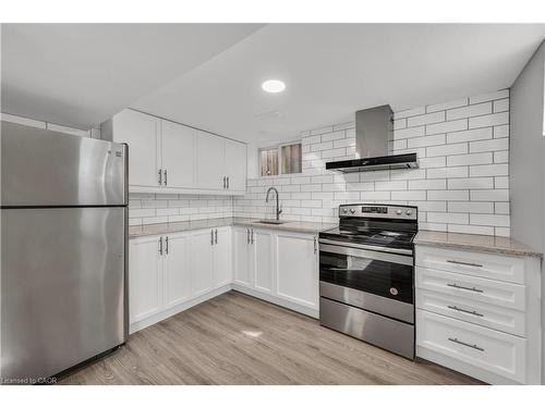 Lower-143 Highridge Avenue, Hamilton, ON - Indoor Photo Showing Kitchen