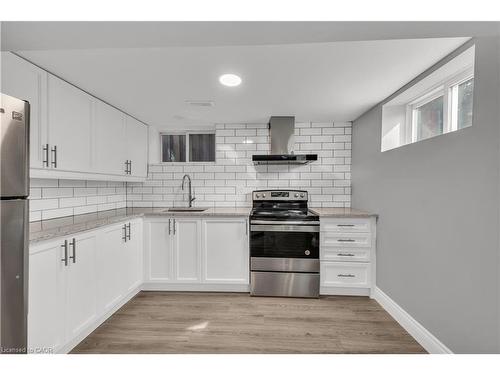 Lower-143 Highridge Avenue, Hamilton, ON - Indoor Photo Showing Kitchen