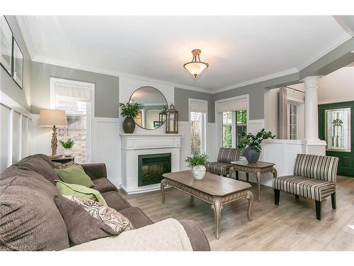 159 Country Clair Street, Kitchener, ON - Indoor Photo Showing Living Room With Fireplace