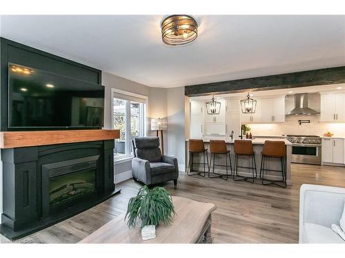 159 Country Clair Street, Kitchener, ON - Indoor Photo Showing Living Room With Fireplace