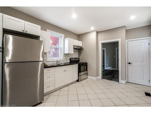100 Sherman Avenue N, Hamilton, ON - Indoor Photo Showing Kitchen With Double Sink