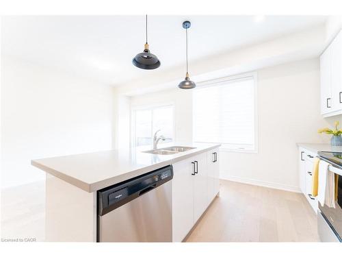 143 Sonoma Lane, Stoney Creek, ON - Indoor Photo Showing Kitchen With Double Sink With Upgraded Kitchen