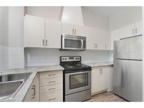101-149 Main Street W, Hamilton, ON - Indoor Photo Showing Kitchen With Stainless Steel Kitchen With Double Sink