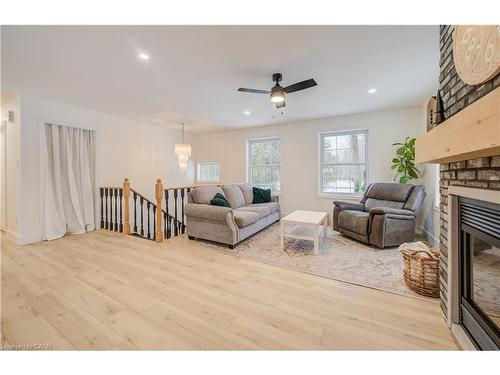 1206 Middleton N Walsingham Twnline Townline, South Middleton, ON - Indoor Photo Showing Living Room With Fireplace
