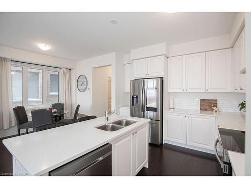 66 Freedom Crescent, Mount Hope, ON - Indoor Photo Showing Kitchen With Stainless Steel Kitchen With Double Sink With Upgraded Kitchen