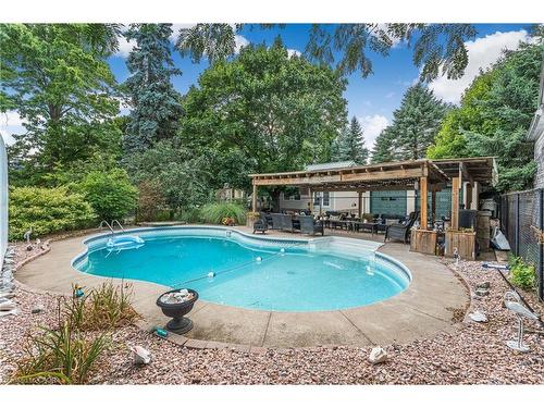 323 Regional 20 Road, Pelham, ON - Outdoor With In Ground Pool With Deck Patio Veranda With Backyard