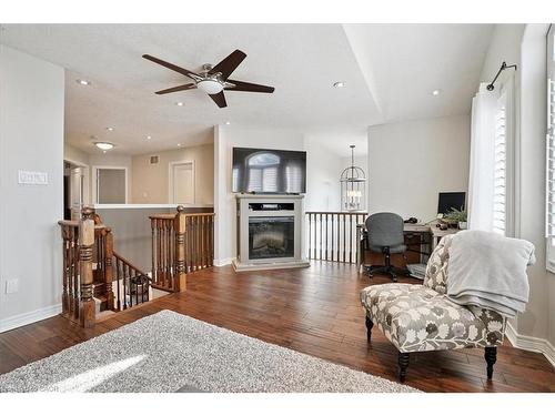 95 Hemlock Way, Grimsby, ON - Indoor Photo Showing Living Room With Fireplace