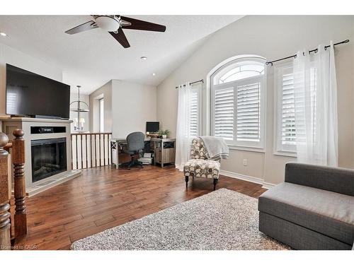 95 Hemlock Way, Grimsby, ON - Indoor Photo Showing Living Room With Fireplace