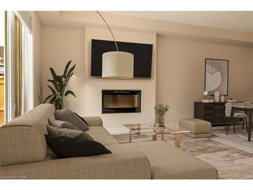 3092 Michelangelo Road, Burlington, ON - Indoor Photo Showing Living Room With Fireplace
