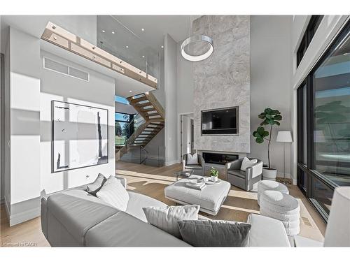 1826 Moser Young Road, Wellesley, ON - Indoor With Fireplace