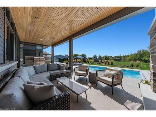 1826 Moser Young Road, Wellesley, ON - Outdoor With In Ground Pool With Deck Patio Veranda With Exterior