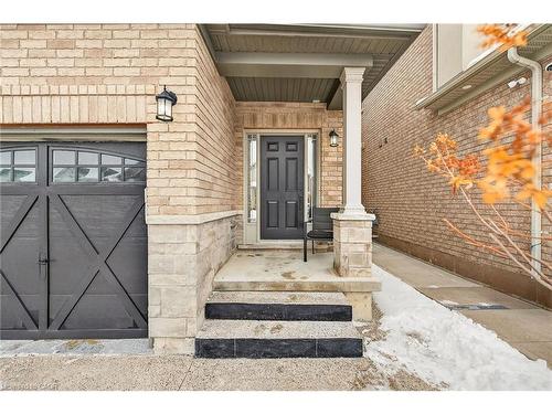 63 Chamomile Drive, Hamilton, ON - Outdoor With Fireplace